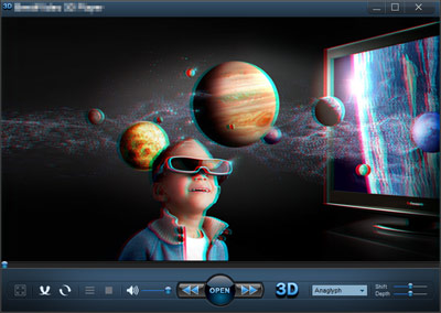 Free 3D Video Player - Watch 2D movies in 3D